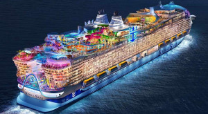 Найбільший у світі круїзний лайнер "Icon Of The Seas" вирушає у плавання в січні 2024 року